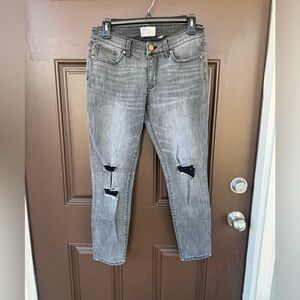 Payton Stretch Capri Jean size 28 Black